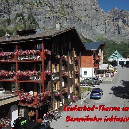 Hotel Walliserhof-Leukerbad-Therme Eksteriør billede