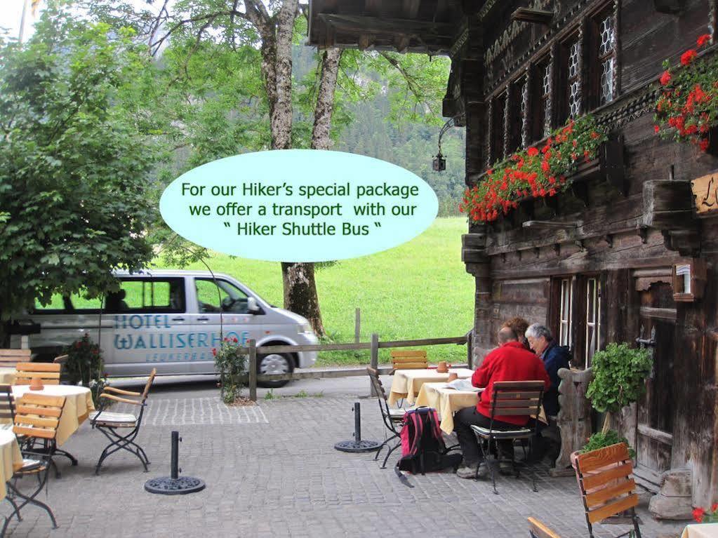 Hotel Walliserhof-Leukerbad-Therme Eksteriør billede